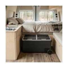ICECO MCD75D 12/24V 75 Litre Kompresörlü Çift Bölmeli Tekerlekli Outdoor Oto Buzdolabı/Dondurucu