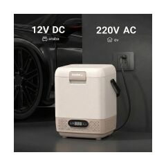 Coolist CLK12C 12/24Volt/ 220Volt 12 Litre Taşınabilir Kompresörlü Oto Buzdolabı