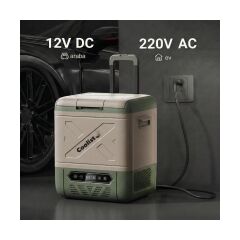 Coolist CLK18W 12/24Volt/ 220Volt 18 Litre Kompresörlü Tekerlekli Outdoor Oto Buzdolabı