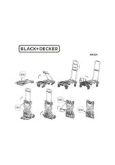 BLACK+DECKER BH206 55/120Kg Çok Fonksiyonlu Katlanır El Arabası