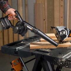 Worx WX094 20Volt 2.0Ah. Li-ion Şarjlı Profesyonel Devir Ayarlı Üfleyici