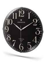 Galaxy Duvar Saati Kensington London Yazılı Siyah Kadranlı Bombeli Camlı 35 Cm.