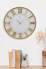 Galaxy Exclusive Duvar Saati Roma Rakamlı Beyaz Zeminli 41,5 Cm.