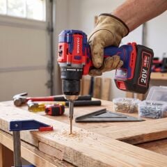 WORKPRO WP390023 20Volt 4.0Ah Li-ion 65Nm. Çift Akülü Kömürsüz Profesyonel Şarjlı Matkap