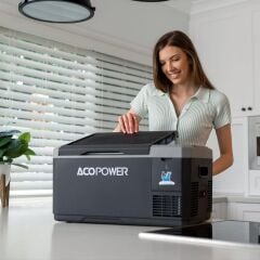 Acopower V18 12/24/220Volt 18Litre Kompresörlü Outdoor Oto Buzdolabı (Akü Dahil Değildir)