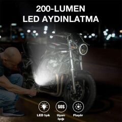Lokithor J1350PRO 12V 1350Amp LiFePO4 Akıllı Akü Takviye + Powerbank + Led Lamba