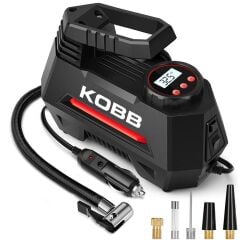 KOBB KB180 12Volt 150 PSI Ayarlanabilir Dijital Basınç Göstergeli Lastik Şişirme Pompası