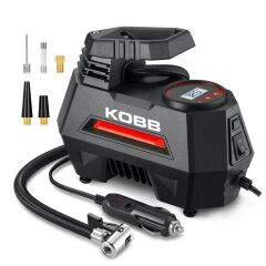 KOBB KB180 12Volt 150 PSI Ayarlanabilir Dijital Basınç Göstergeli Lastik Şişirme Pompası
