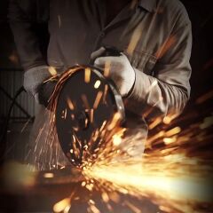 Worx WX709 2350Watt 230mm Profesyonel Dönebilir Tutma Kollu Büyük Taşlama