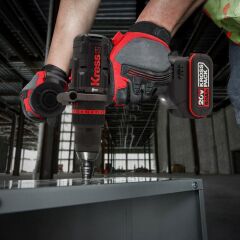 Kress KUC33.1 20Volt/5.0Ah Li-ion 95Nm Çift Akülü Kömürsüz Profesyonel Şarjlı Darbeli Matkap