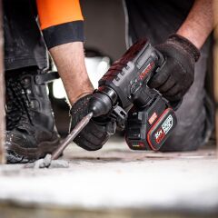 Kress KU390.4 20Volt 4.0Ah. 2.0J Li-ion Çift Akülü Şarjlı Kömürsüz Profesyonel SDS-Plus Pnömatik Kırıcı/Delici
