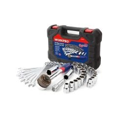 WORKPRO WP202528 3/8’’ Metrik/İnç 32 Parça Cr-V Profesyonel Lokma ve Kombine Anahtar Takımı