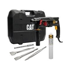 CAT DX2140.1 800Watt 3.0J 26MM SDS-Plus Profesyonel Kırıcı/Delici + 1 Ad Delici 3 Ad Kırıcı Uç