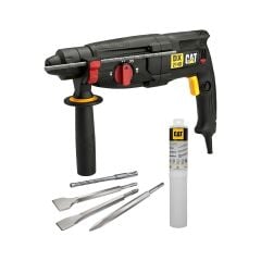CAT DX2140.1 800Watt 3.0J 26MM SDS-Plus Profesyonel Kırıcı/Delici + 1 Ad Delici 3 Ad Kırıcı Uç