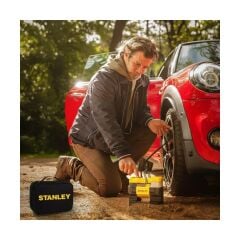STANLEY SXIF0001 12Volt 150 PSI Dijital Basınç Göstergeli Lastik Şişirme Pompası + Led Lamba