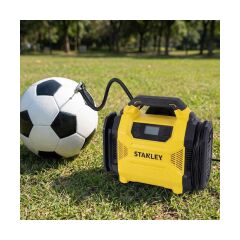 STANLEY SXIF3501 12Volt/220Volt 150 PSI Dijital Basınç Göstergeli Lastik & Yatak Şişirme Pompası + Led Lamba