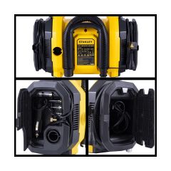STANLEY SXIF3501 12Volt/220Volt 150 PSI Dijital Basınç Göstergeli Lastik & Yatak Şişirme Pompası + Led Lamba
