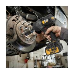 CAT DX7020.1 18Volt 4.0 Ah Çift Akülü Kömürsüz 700/880Nm Profesyonel Şarjlı Somun Sıkma + 10 Adet Lokma Ucu