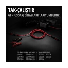 NOCO GC004 Noco Akü Şarj Cihazları İçin 3 Metre Uzatma Kablosu