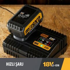 CAT DXC15 18Volt Li-ion ONE FOR ALL Profesyonel Hızlı Akü Şarj Cihazı